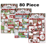 Christmas Gift Tag Stickers - 80 Piece